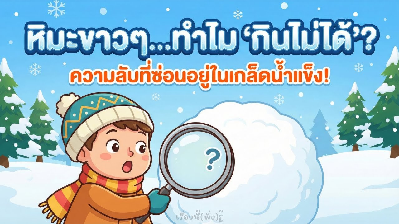 หิมะขาวๆ แต่ทำไม 