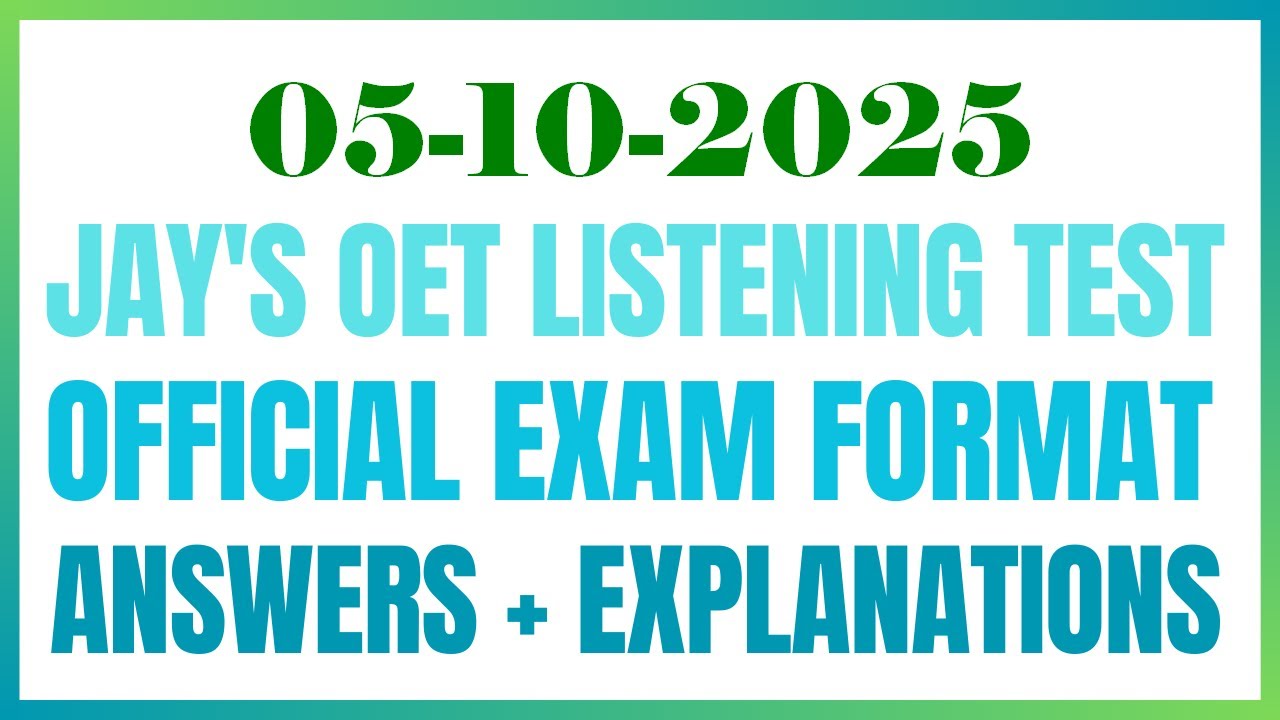 OET READING TEST 05.10.2024 #oet #oetexam #oetnursing #oetlisteningtest