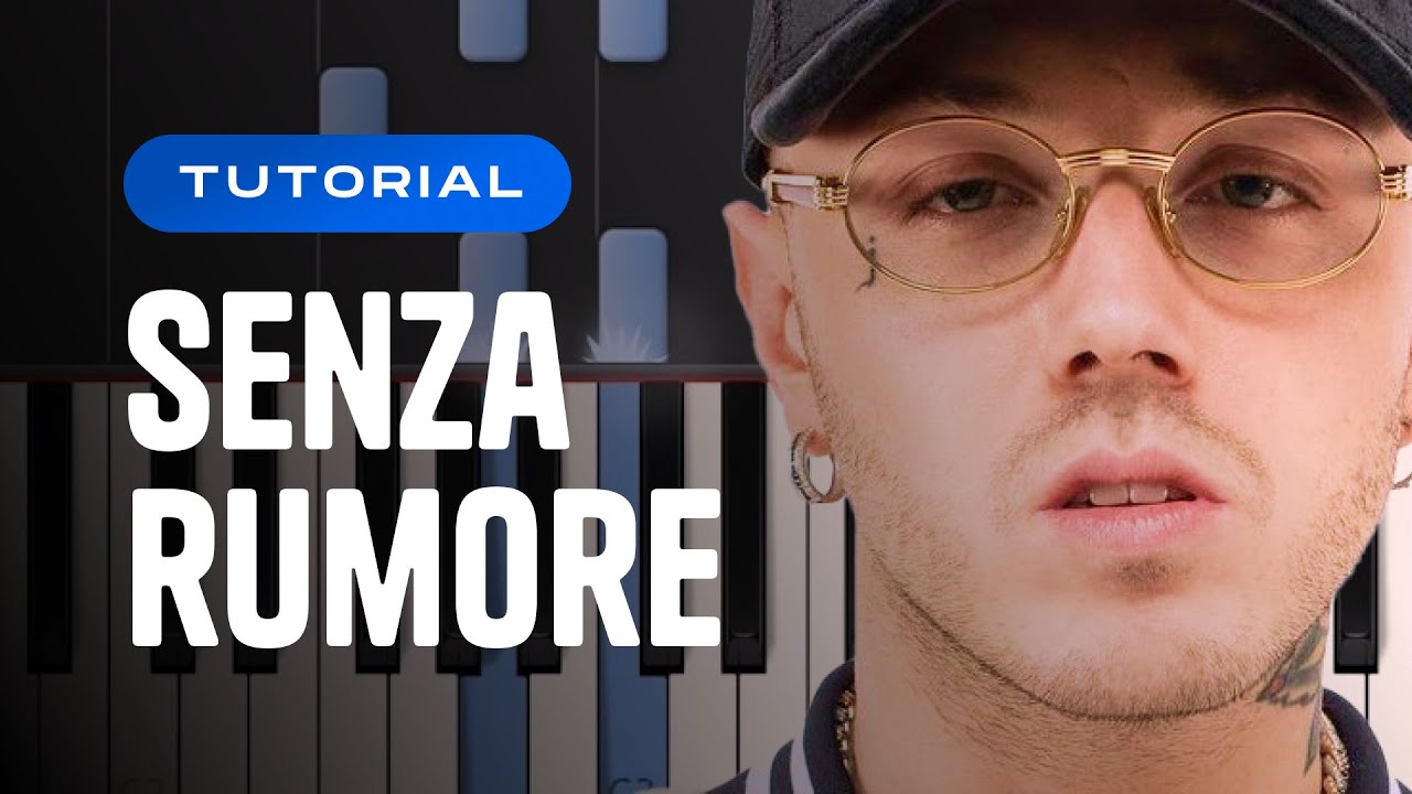 [TUTORIAL] Lazza | SENZA RUMORE // Piano Tutorial con Synthesia