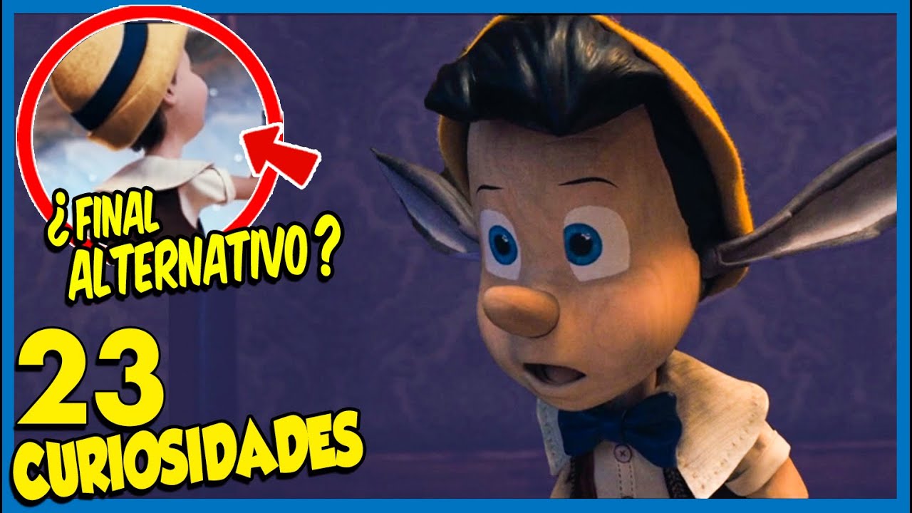 23 Curiosidades de PINOCHO (DISNEY PLUS)