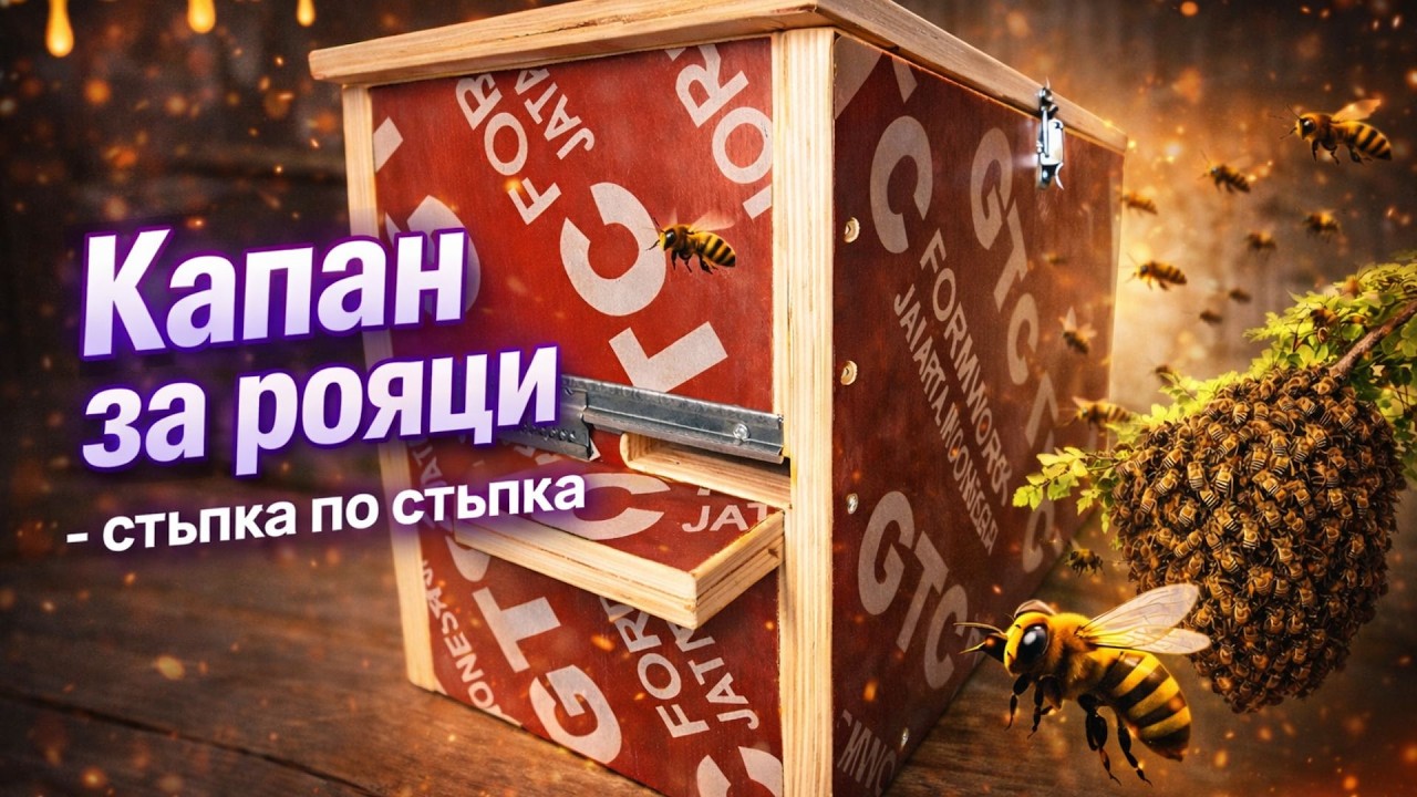 Как да си направиш капан за рояци.