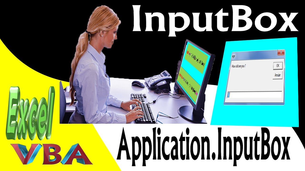 13-Programmation Excel VBA-InputBox التعرف على أداة علبة الرسائل