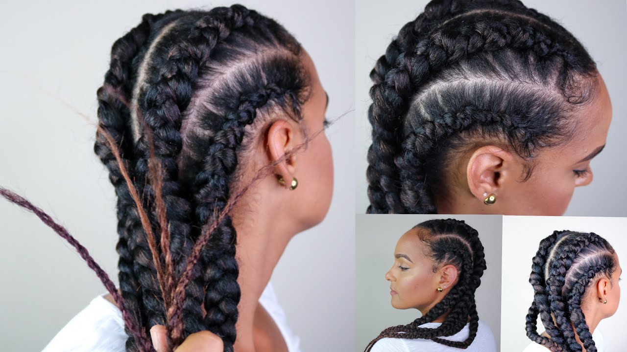 COMO hacer TRENZAS de raíz con EXTENSIONES facil y rapido | trenzas pegadas | braids | Empajonate