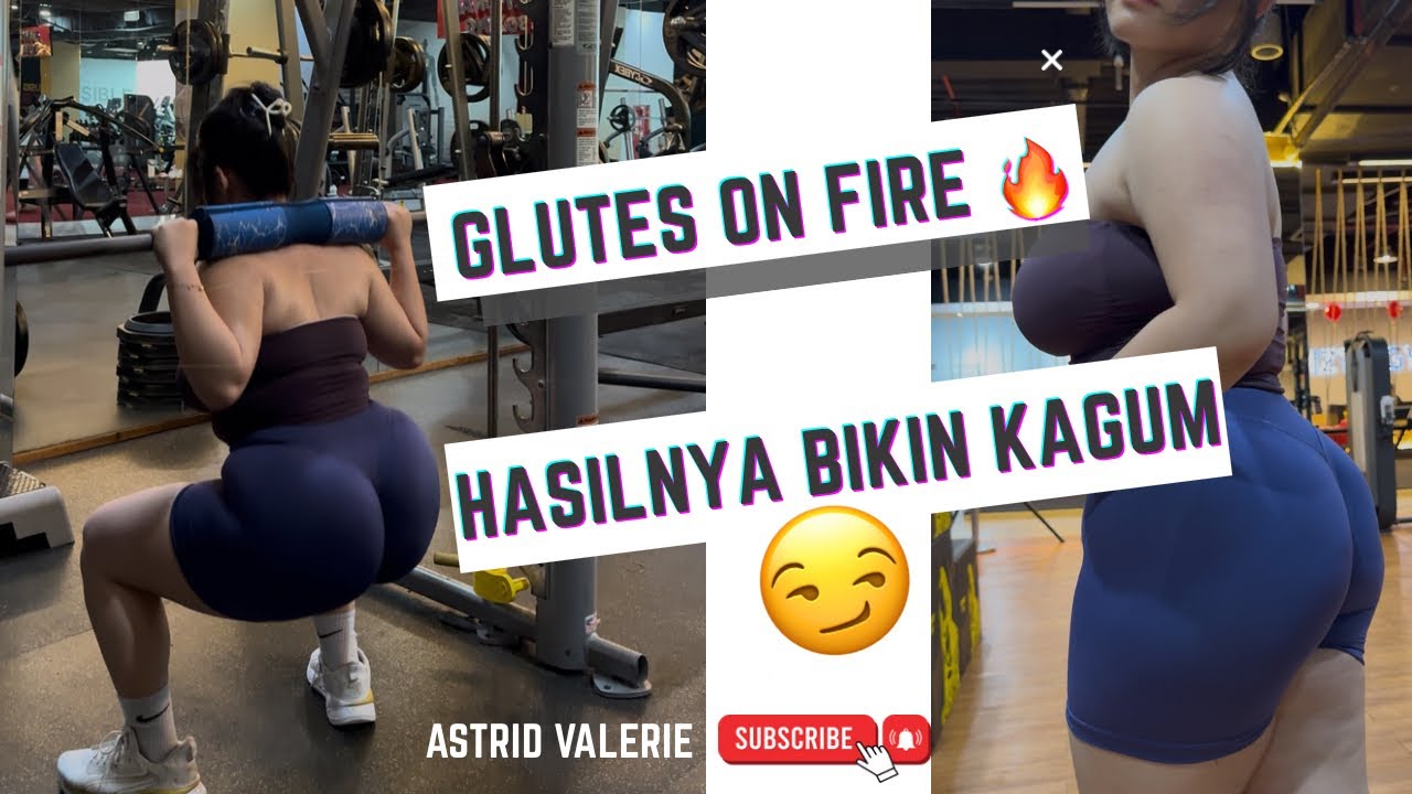 HASIL GLUTES BIKIN KAGUM 😍 LATIHAN GLUTES DI GYM