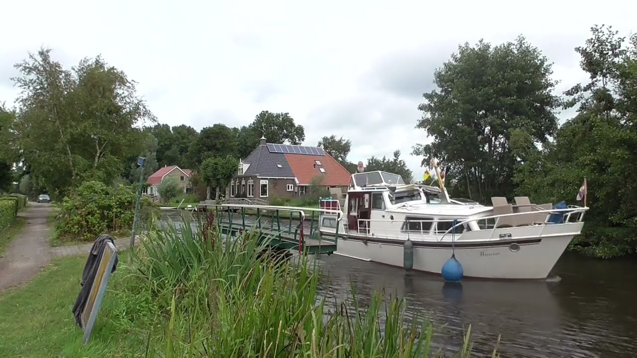 Brugopening Boppedraai De Gordyk Draaibrug/ Swingbridge/ Pont Tournant/ Drehbrücke