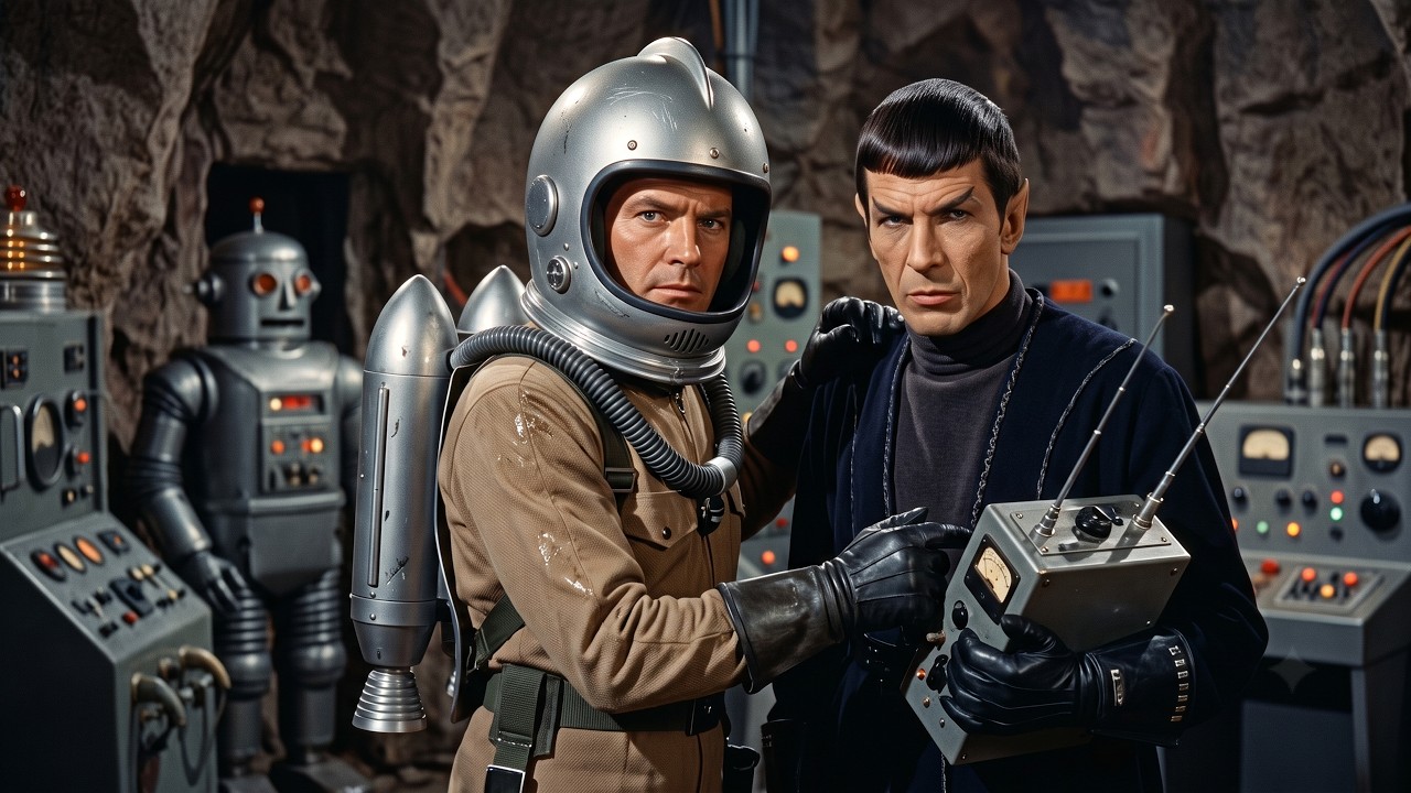 Leonard Nimoy&rsquo;s Classic Sci-Fi Debut! | Zombies of the Stratosphere (1952) FULL MOVIE HD