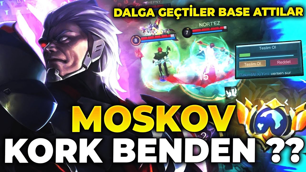 MOSKOV KORK BENDEN DEDİ !! DALGA GE&Ccedil;İLEN MA&Ccedil;TA 1VS9 ? Jin Moskov | Mobile Legends