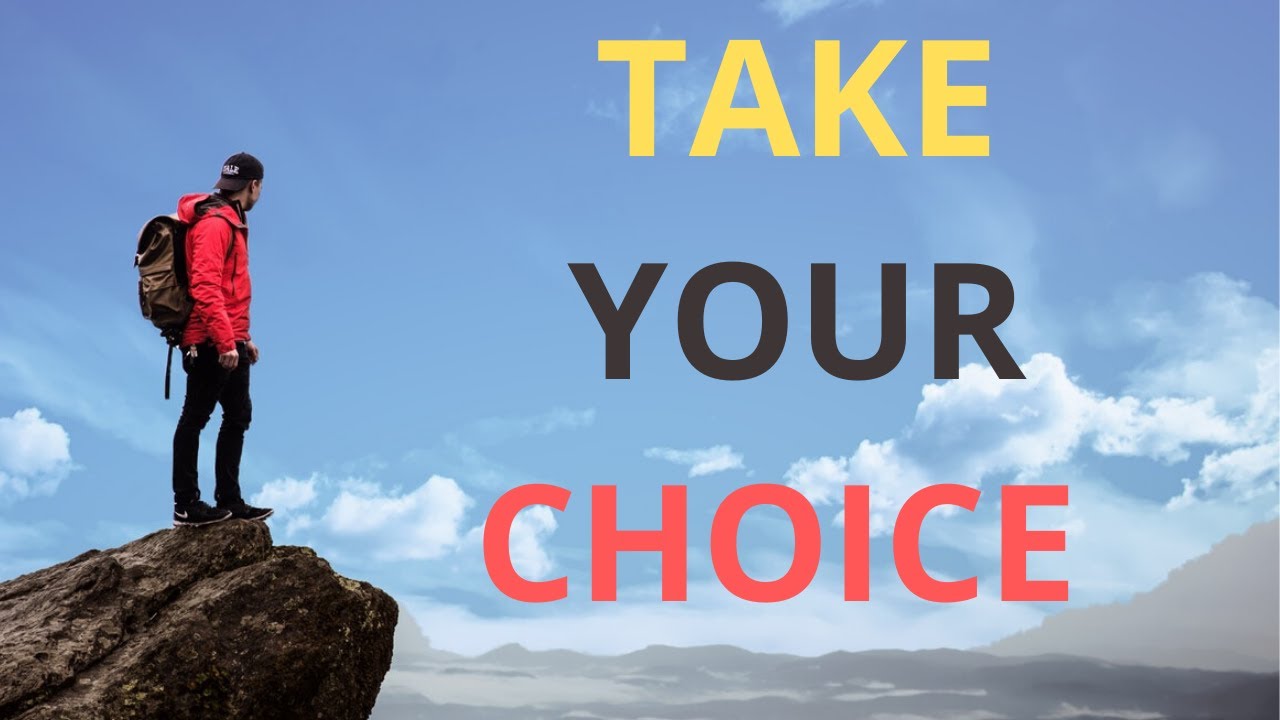 TAKE YOUR CHOICE || motivational speech || DCT Motivation
