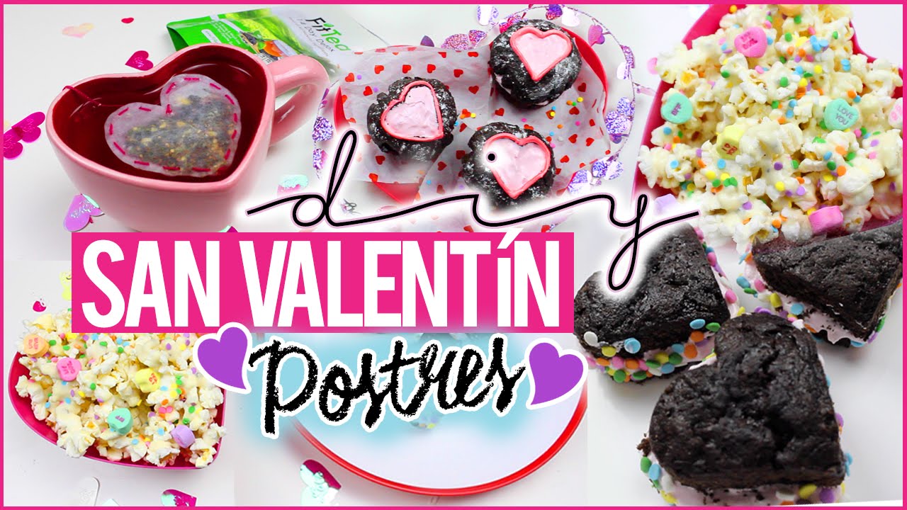 ❤DIY❤ POSTRES Fáciles Para SAN VALENTIN