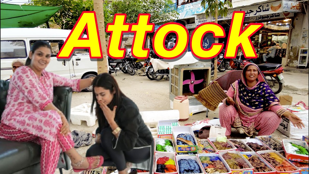 🇵🇰Attock Main Bazaar Walk | Traditional Market Tour in 4K 2025