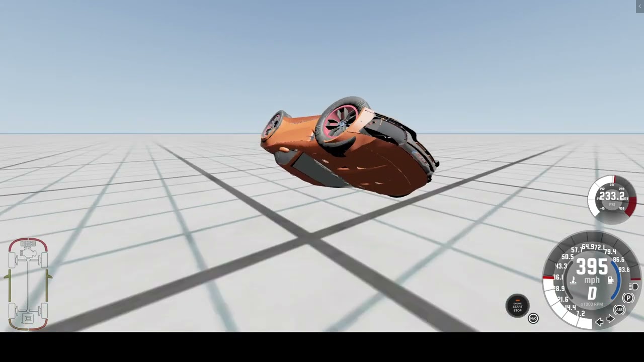 BeamNG Drive But I Can Go 1MILLION MPH !!!!!!!!!!