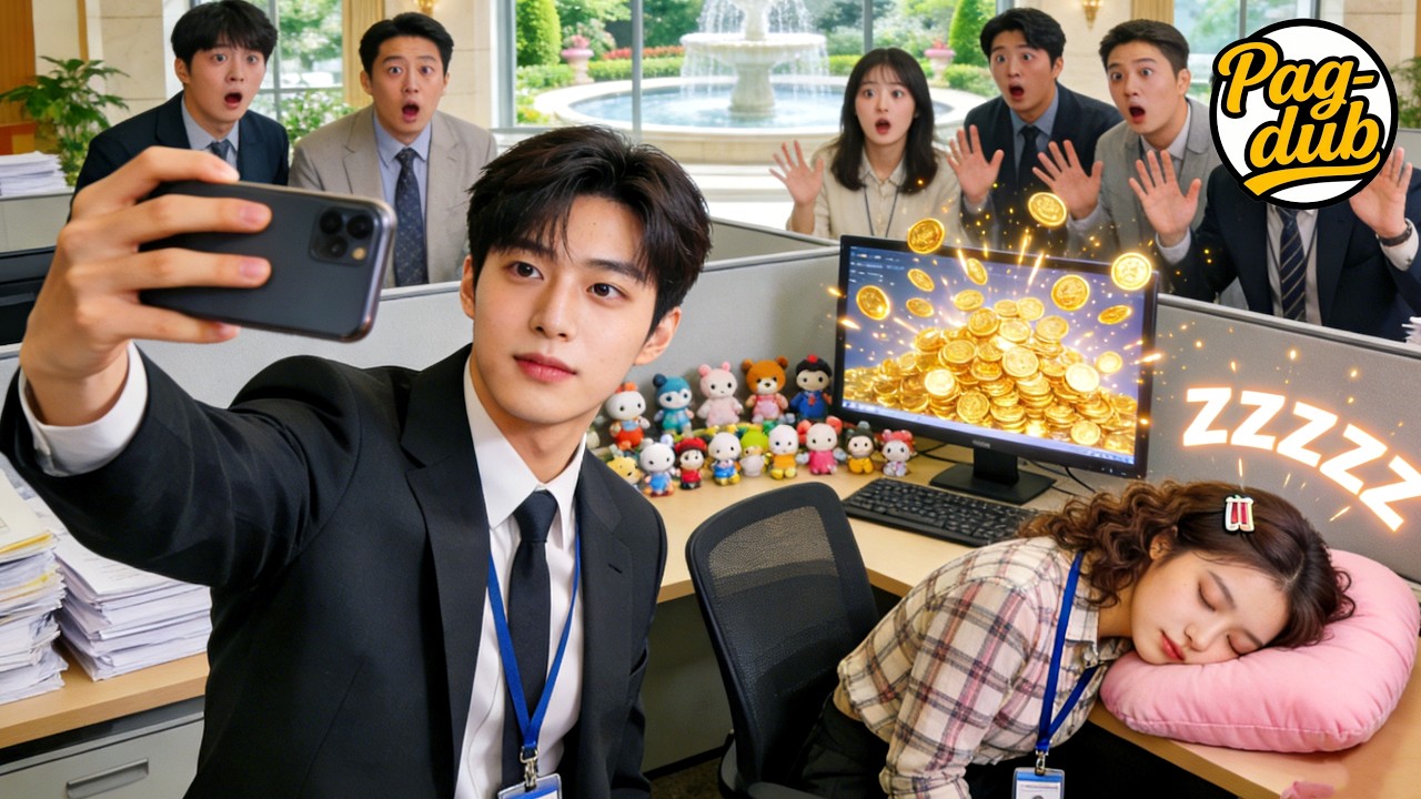 Nakita ng CEO ang intern na nagtatamad—imbes na magalit,nahulog ang loob sa kanya!#drama #ceo