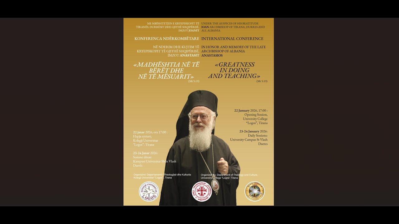 KONFERENCA MEMORIALE NDËRKOMBËTARENË NDERIM TË KRYEPISKOPIT TË SHQIPËRISË, ANASTASIT - DITA II