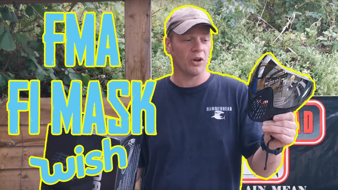 A quick look at the questionable FMA F1 mask from Wish