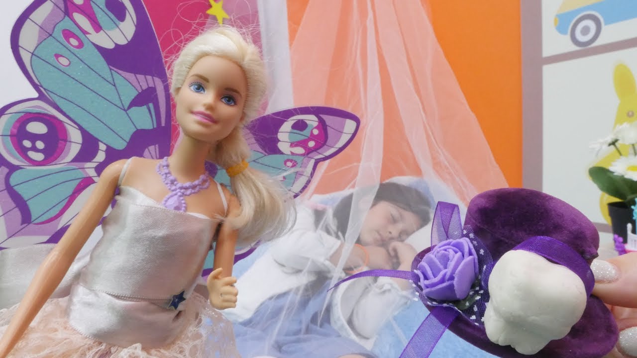 Barbie diş perisi olup hediye getirdi