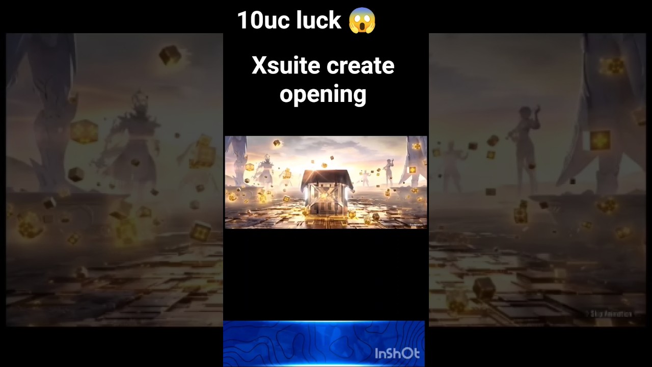 best xsuite create opening😱 #bgmi #gaming #shorts