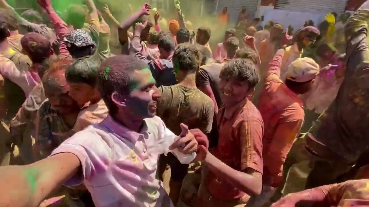 Dewas Rangpanchmi Ger 2026 🎨🔥 | Massive Color Celebration in Dewas City