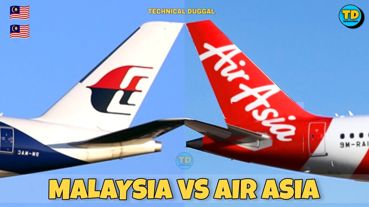 Malaysia Airlines Vs Air Asia Comparison 2023! 🇲🇾 Vs 🇲🇾