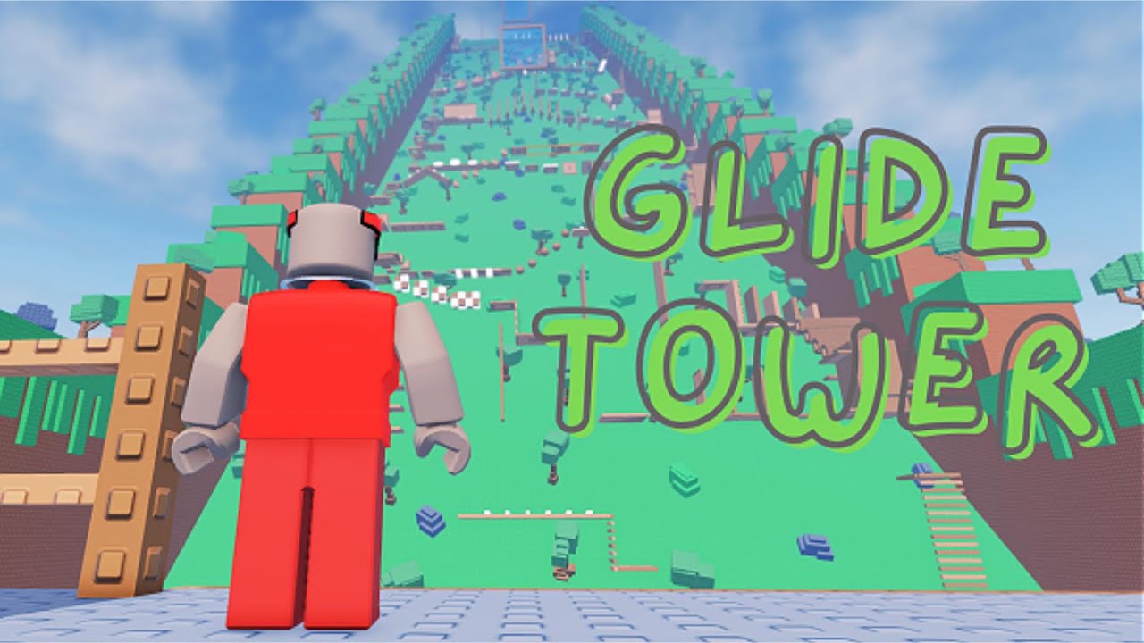 If i fall the video ends...│ ROBLOX GLIDE TOWER Gameplay│Roblox