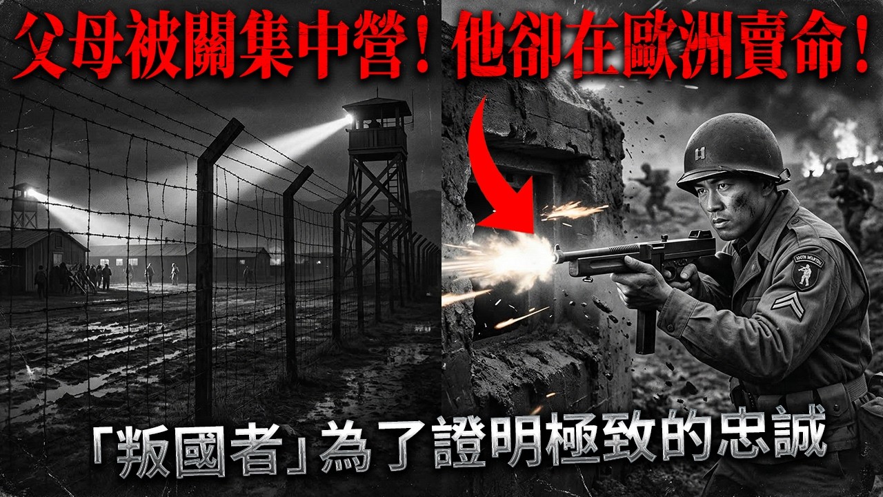 父母被關集中營他去賣命！從斷臂搶手榴彈引爆機槍巢，日裔少尉單手逆轉戰局