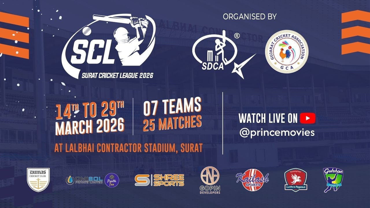 SCL SEASON 6 | SURAT CRICKET LEAGUE 2026 || DAY10 || #PRINCE MOVIES