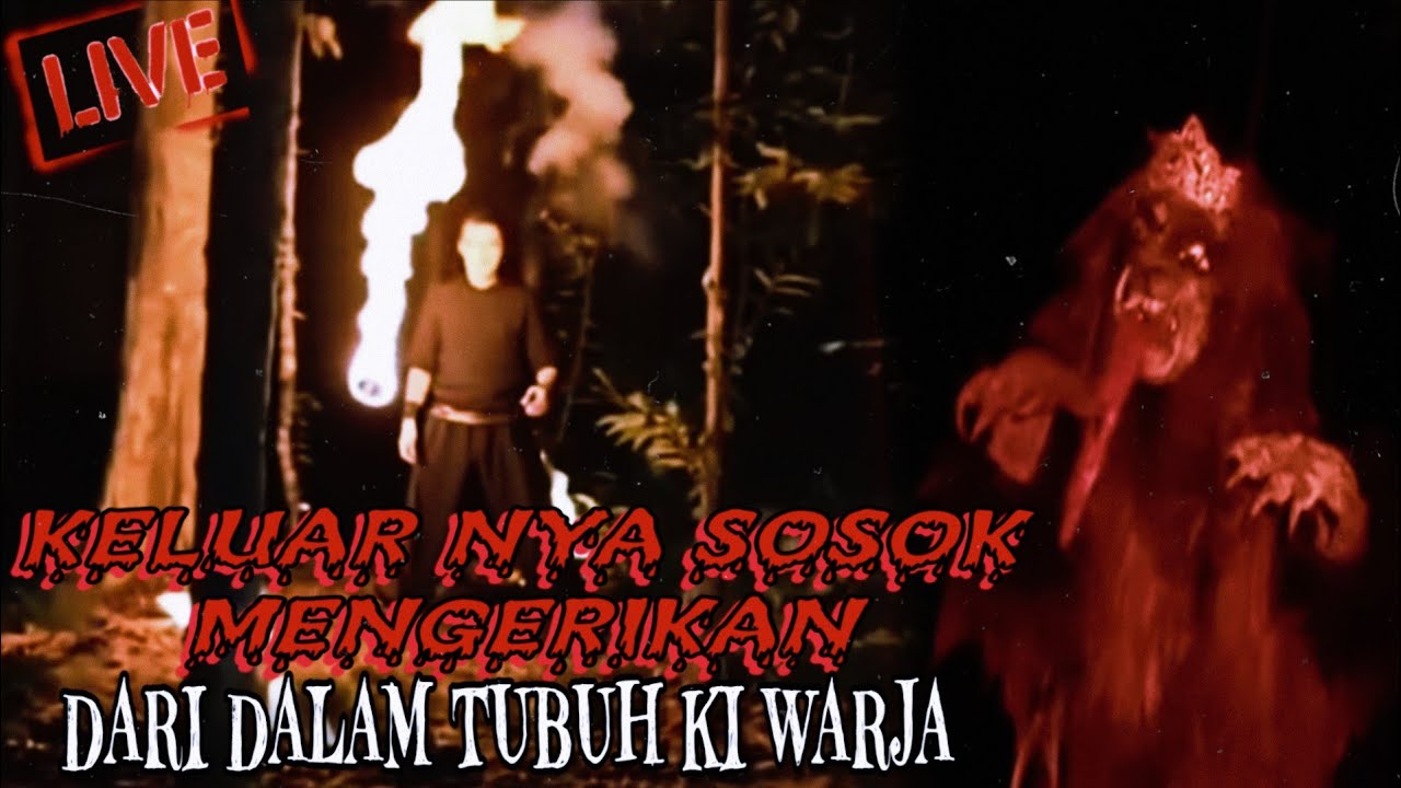 Live misteri ‼️SOSOK MENYERAMKAN INI KELUAR DARI TUBUH KI WARJA