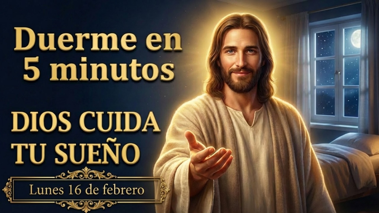 Oración de la Noche: Lunes 16 de Febrero 2026 | Duerme Bajo la Protección de Dios 🙏