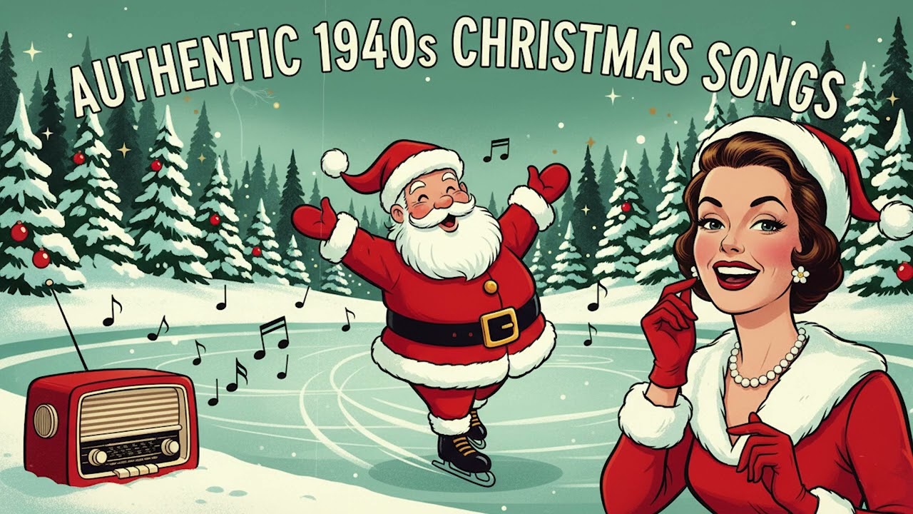 Authentic VINTAGE 1940s Christmas Music Playlist