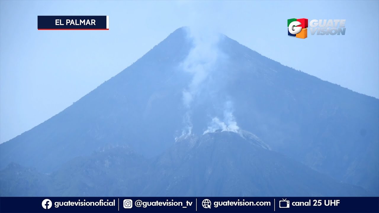 Volcán Santiaguito mantiene alta actividad y hay probabilidades de caída de ceniza
