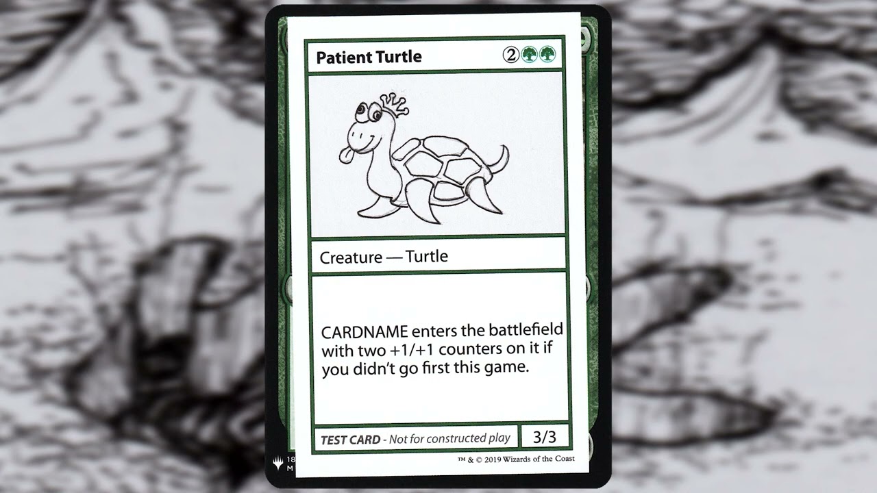 Random Card Talkin' - Patient Turtle