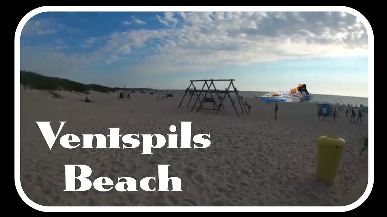 Latvia (Ventspil Beach) [ Travel Vlog ]