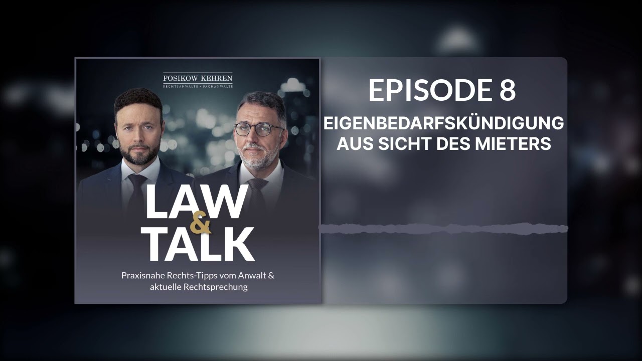 Episode 8 | Eigenbedarfskündigung - Mieter! Diese Fehler solltest du vermeiden