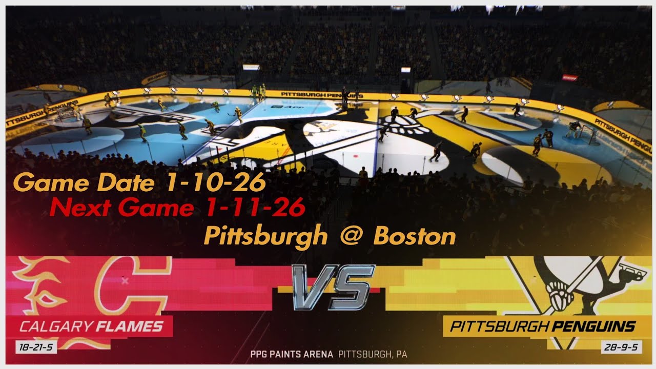 EA Sports | NHL 26 | PS5 | Pittsburgh Penguins VS Calgary Flames