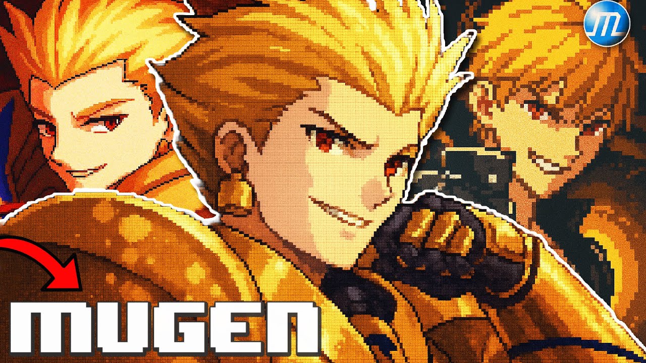 O PODER DE UM REI! TESTEI O GILGAMESH NO MUGEN E ELE É MUITO FORTE