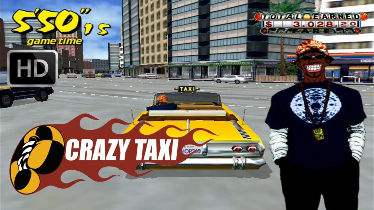 Crazy Taxi - Arcade (Work For 10 Minutes) - B.D.Joe - Gameplay (2020) [1080p60FPS]