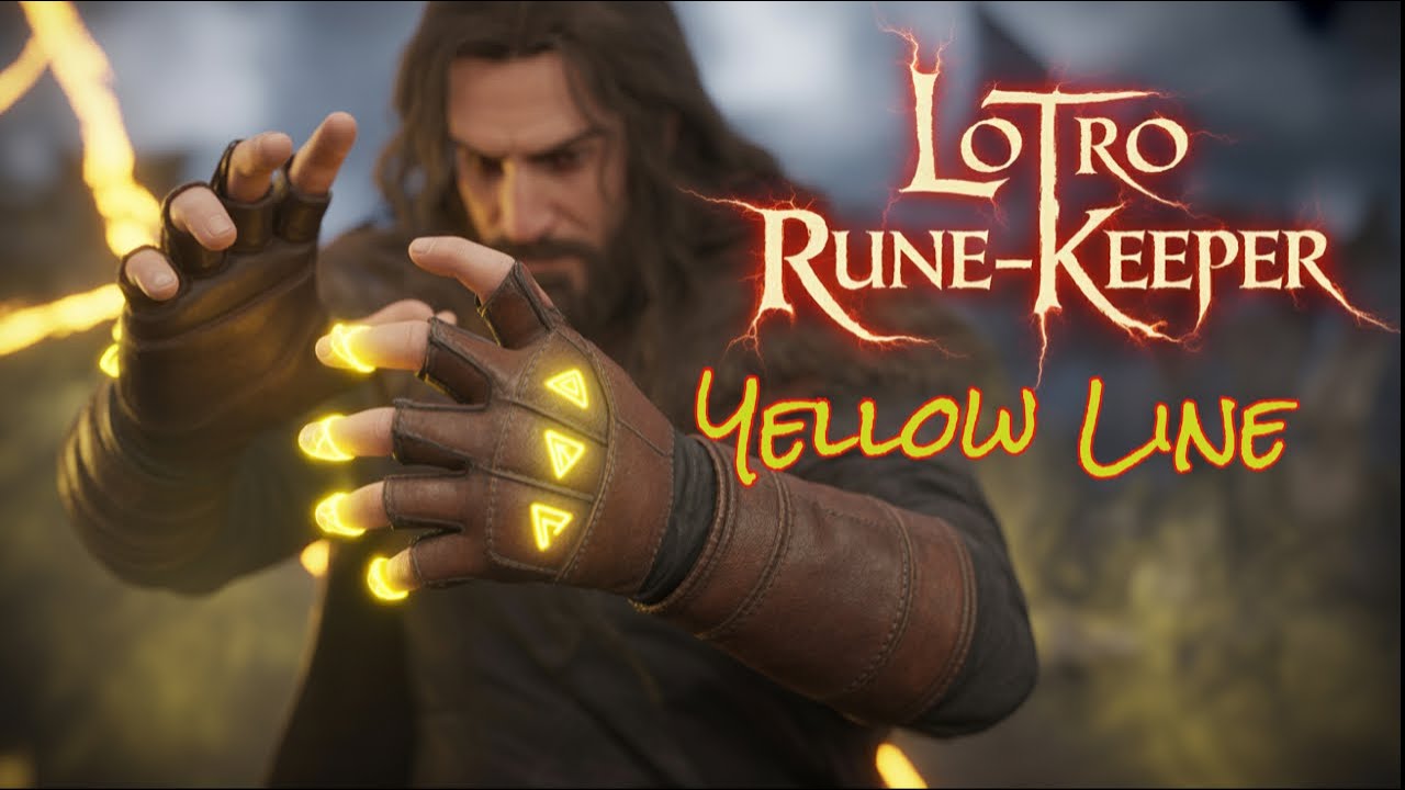 LOTRO: RUNE-KEEPER (yellow line) rotation, traits, legendary items and Combat. *time stamped*