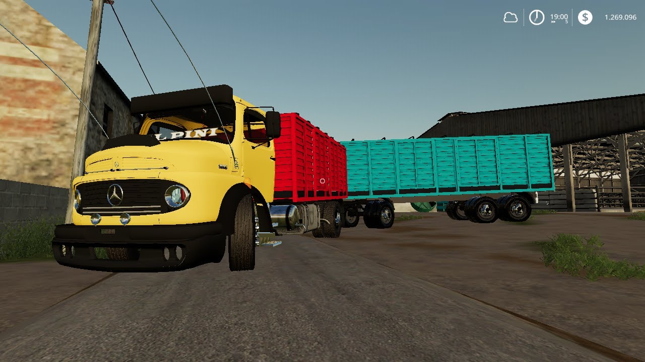 FS 19 PRECENTACION DE MERCEDES 1518 CHASIS ACOPLADO
