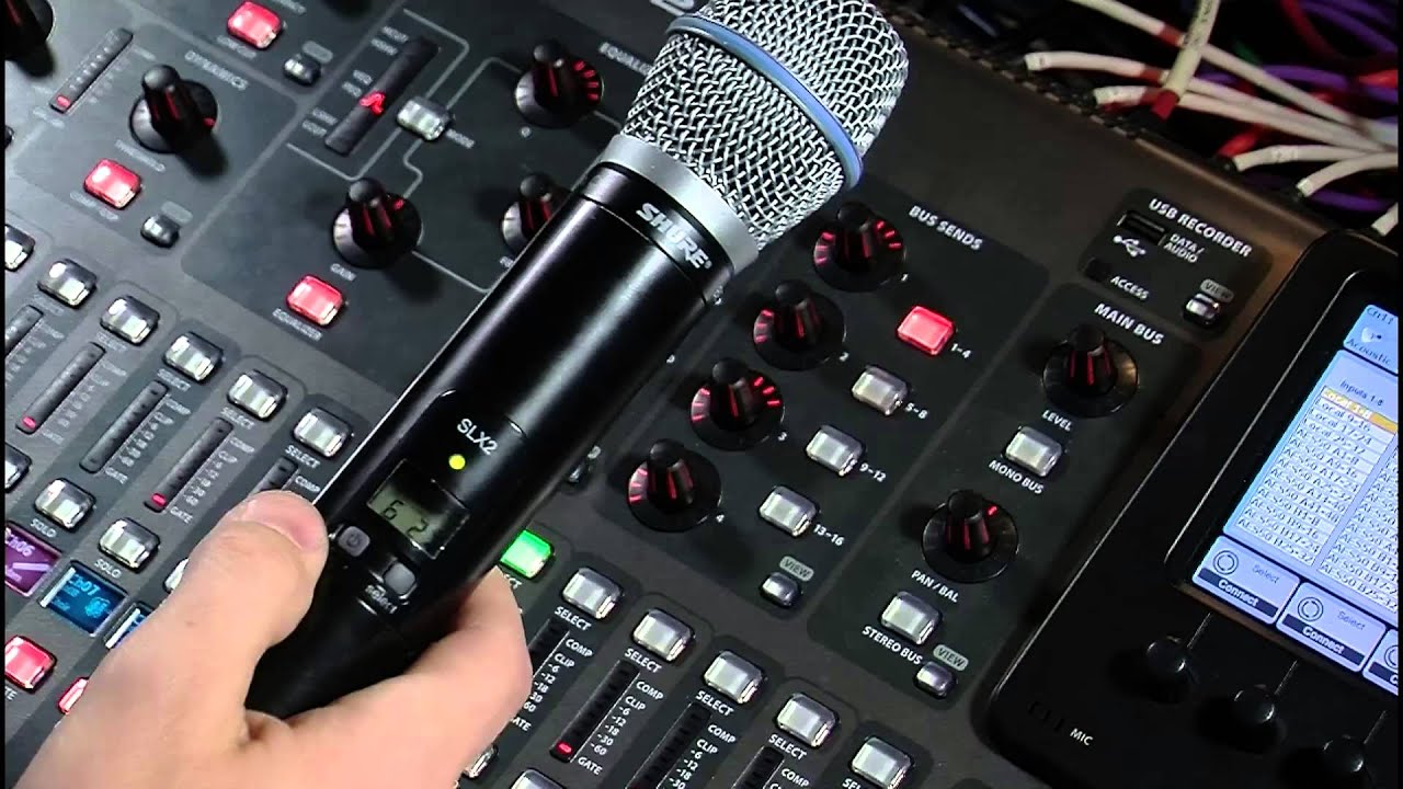 NRCC - Wireless Microphone Operation - Shure SLX2
