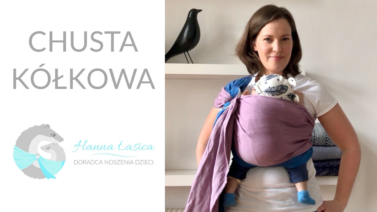 Chusta kółkowa - Instrukcja wiązania chusty z napisami / Ring Sling - Babywearing Tutorial