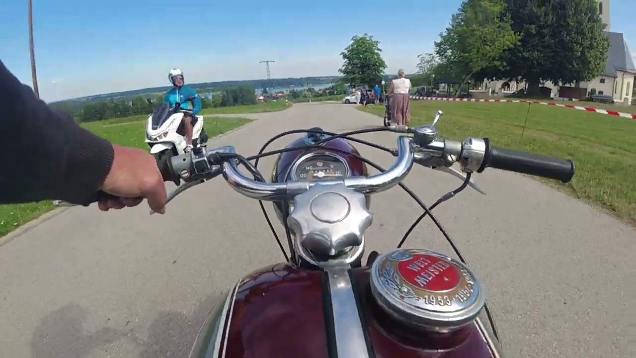 NSU Max auf dem Weg zum Oldtimertreffen 