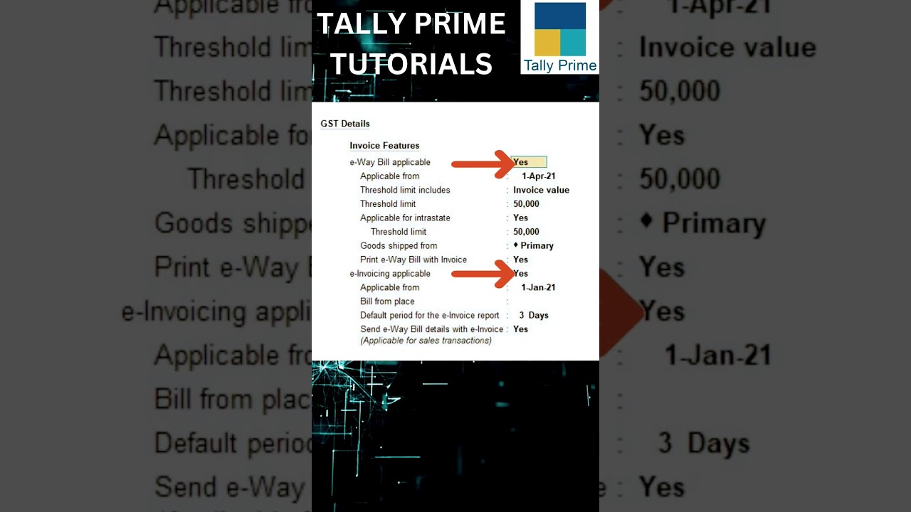 How to enable E-invoice and e-way bill