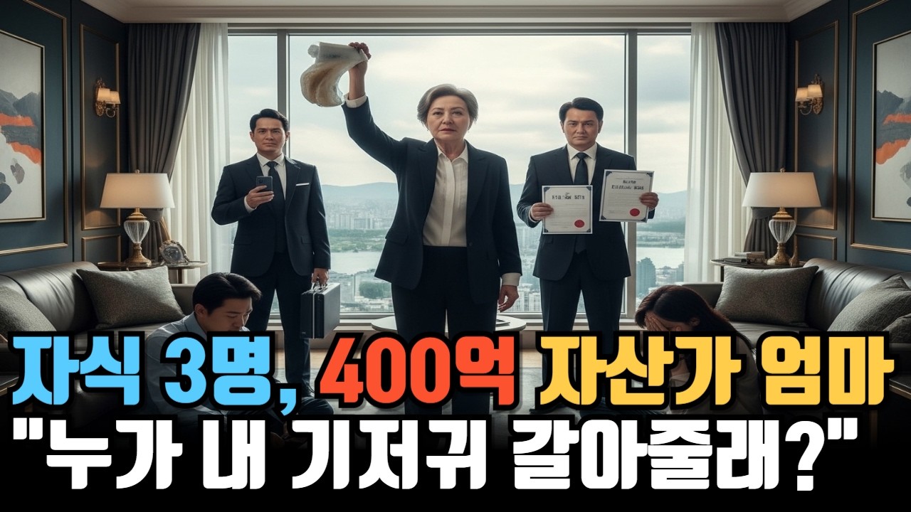 치매 판정, 기저귀 차는 억만장자: 자식들의 가면을 벗기다...