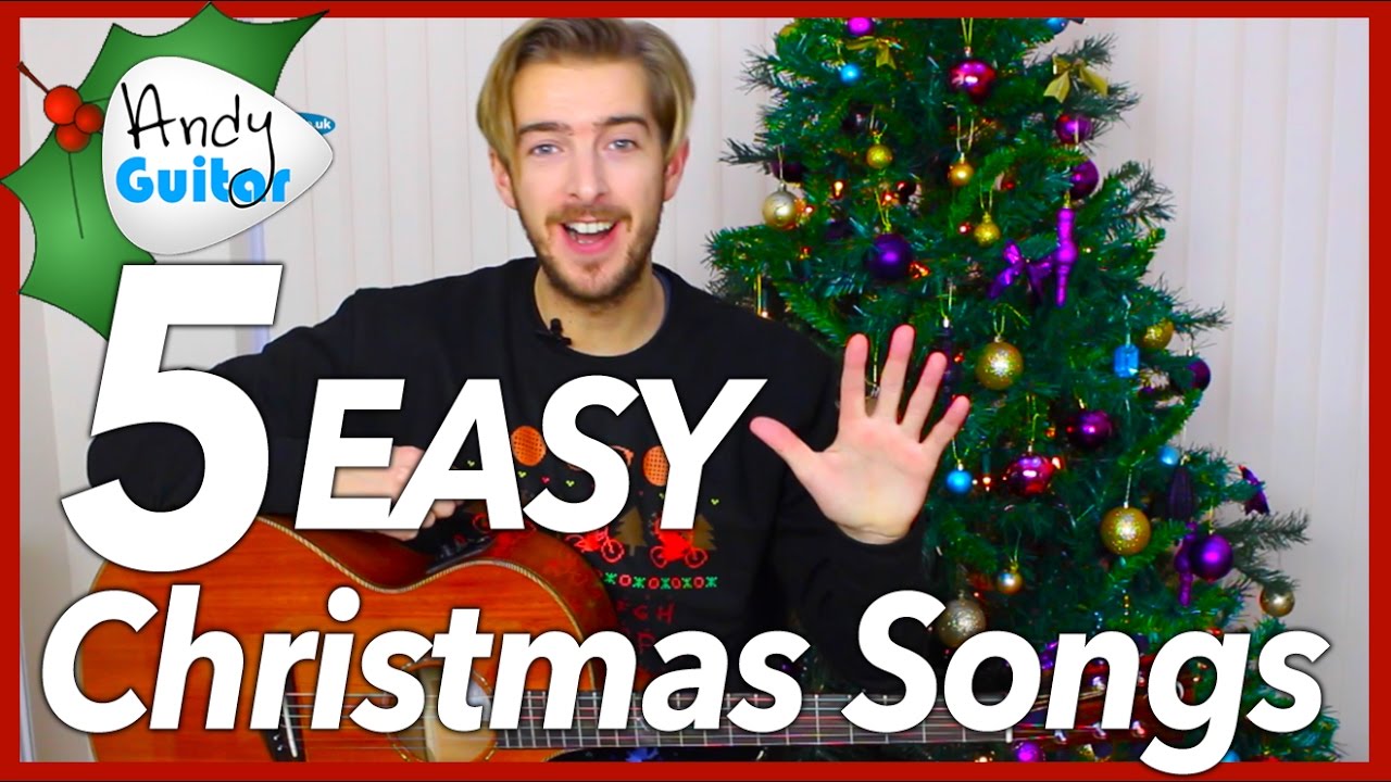 Play 5 EASY Christmas Songs on Guitar
