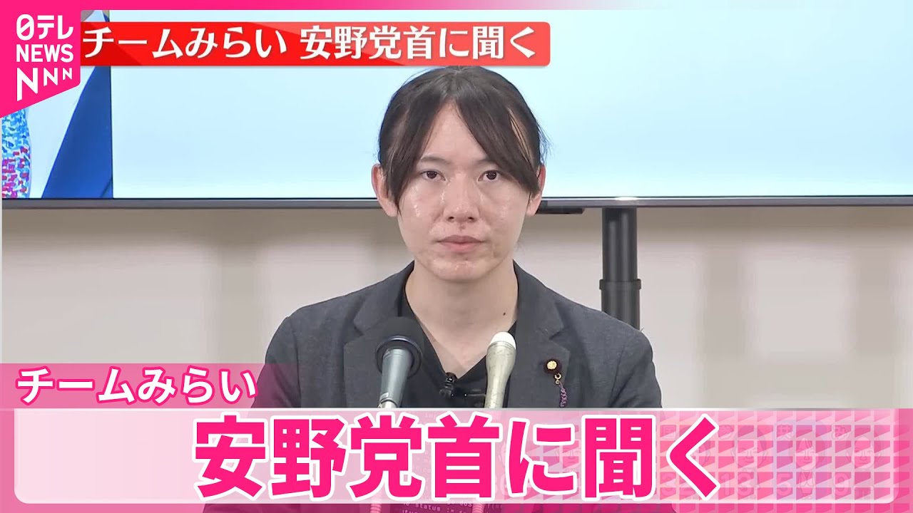【衆院選】チームみらい  安野党首に聞く
