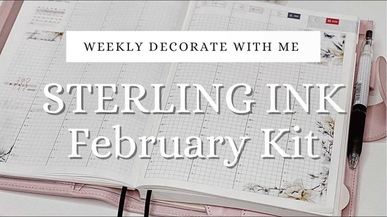 DECORATE WITH ME | STERLING INK FEB. KIT | HOBONICHI COUSIN