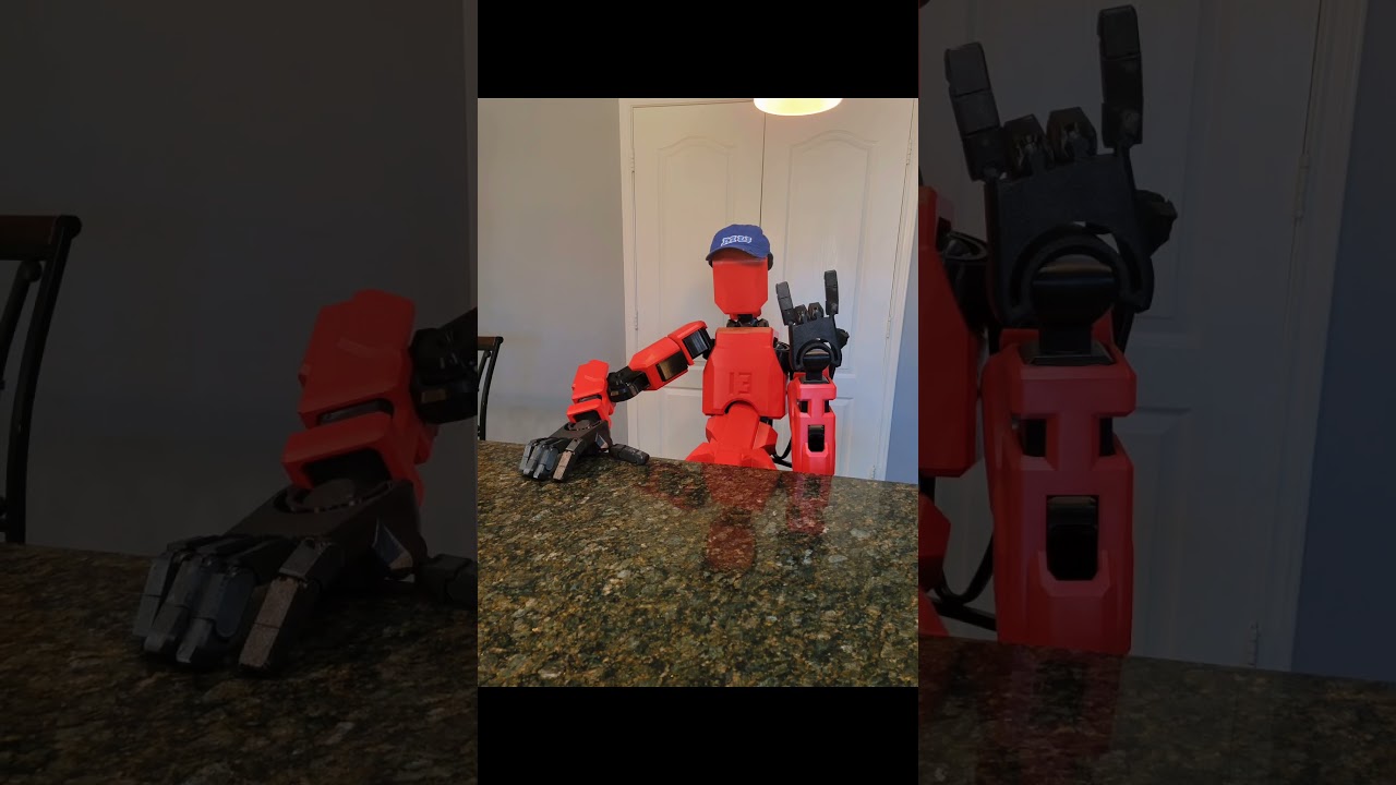 1,300 % 3d printed life-size T13(dummy  13) #dragonball #dummy13 T13# bambu lab #deadpool