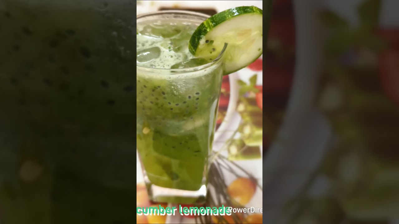 cucumber lemonade #recipe
