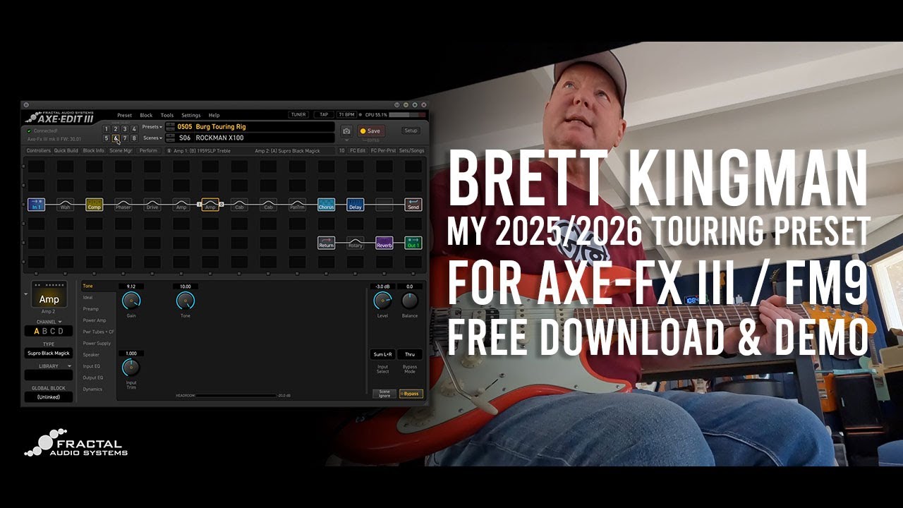Fractal Audio: Burg Touring Rig Preset
