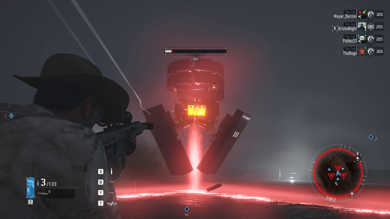 Destroying Cerberus with sniper M82 Cerberus Ghost Breakpoint testing Super sniper on Titan Zeta