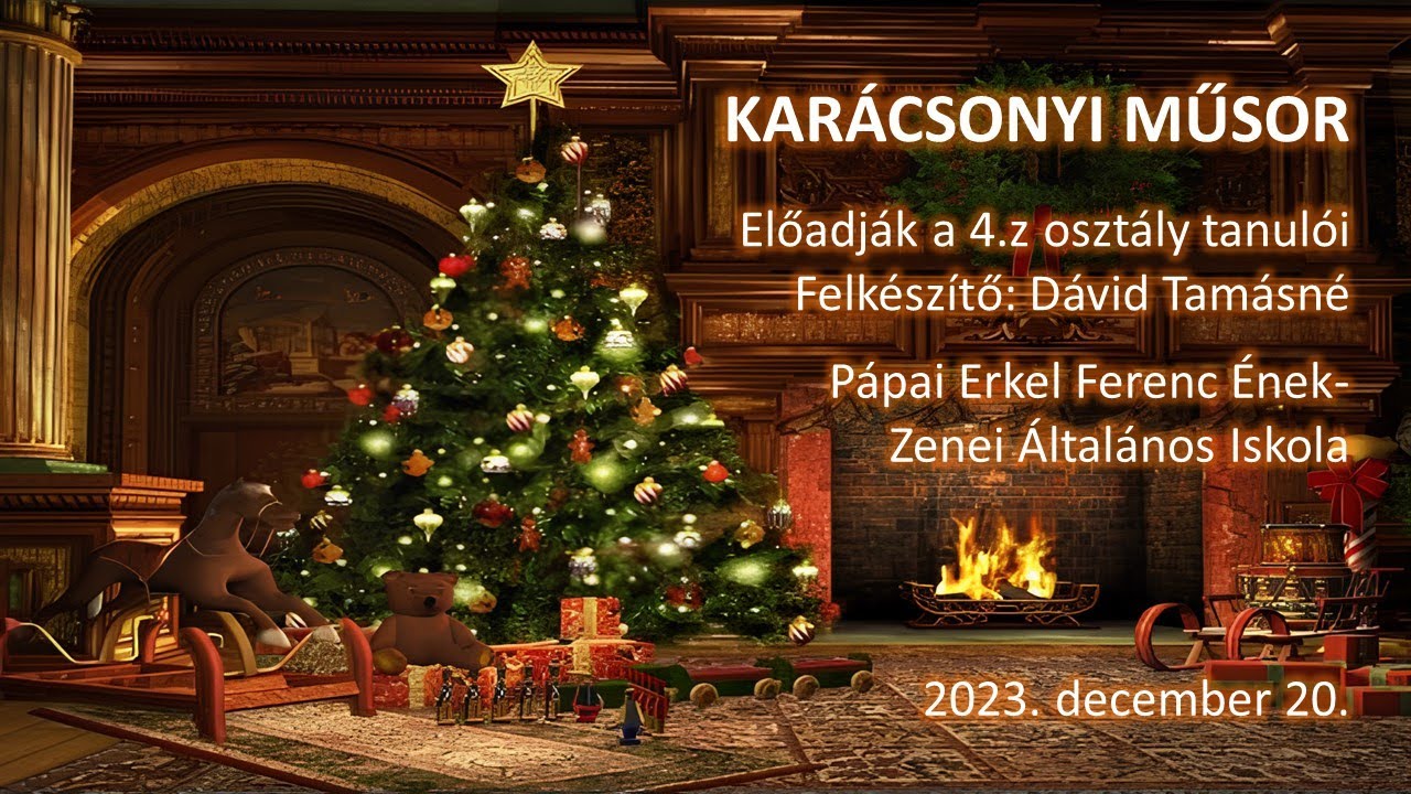 Karácsonyi műsor